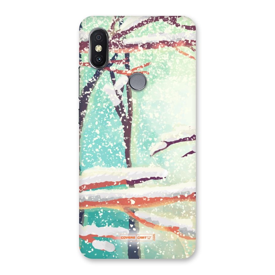 Winter Season Back Case for Redmi Y2
