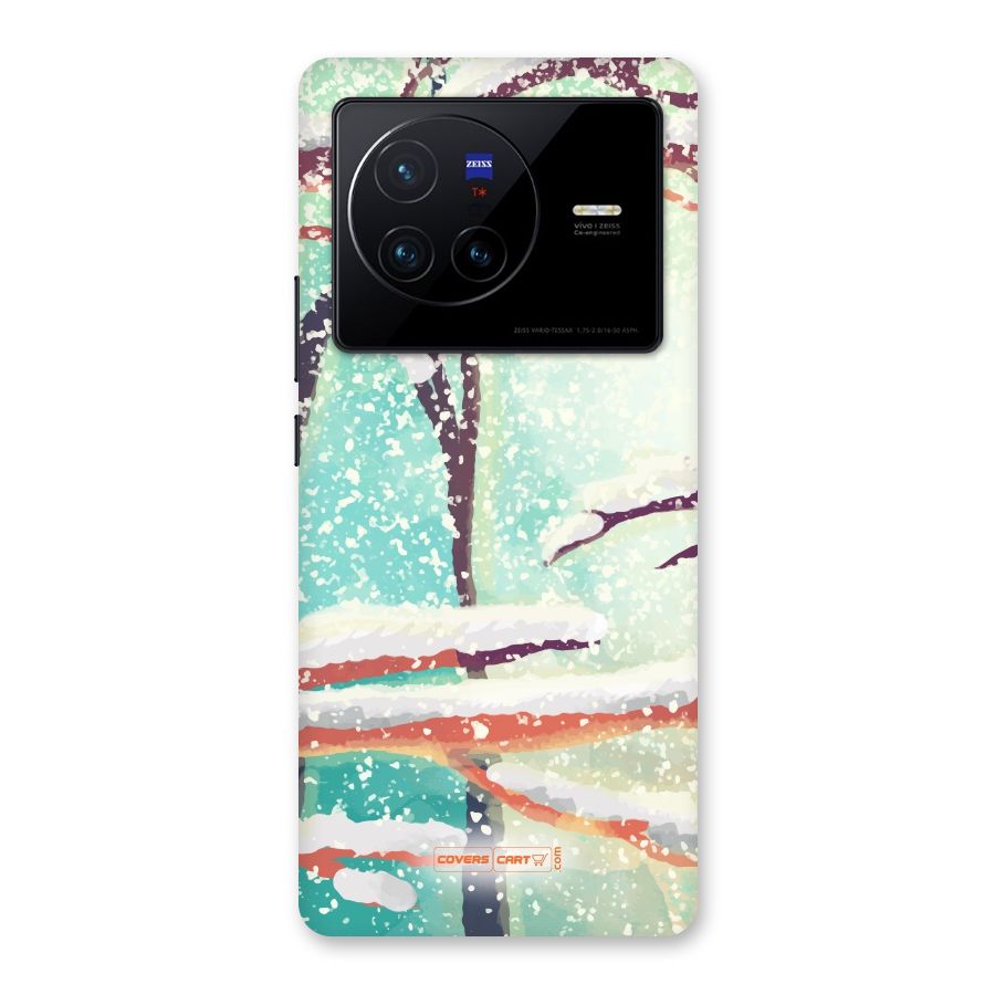 Winter Season Back Case for Vivo X80