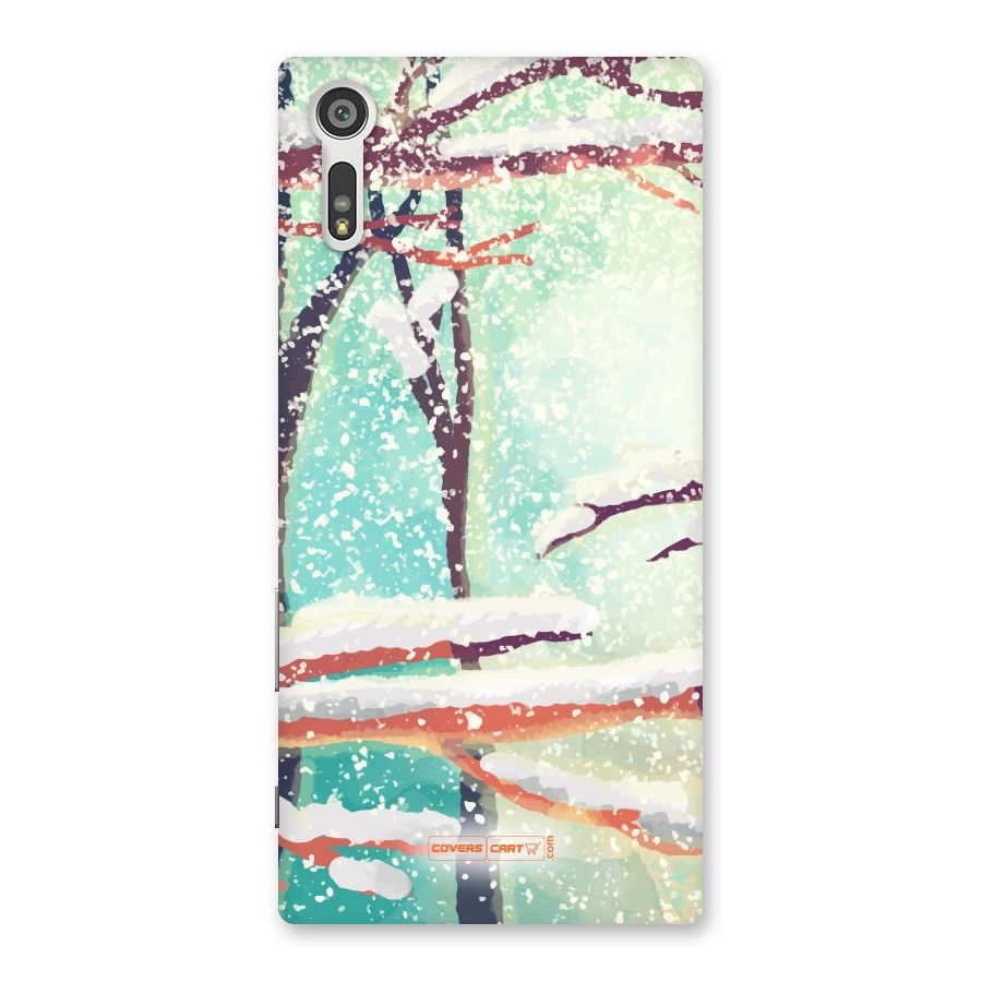 Winter Season Back Case for Xperia XZ