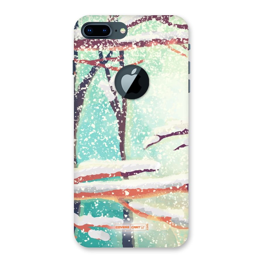 Winter Season Back Case for iPhone 7 Plus Logo Cut