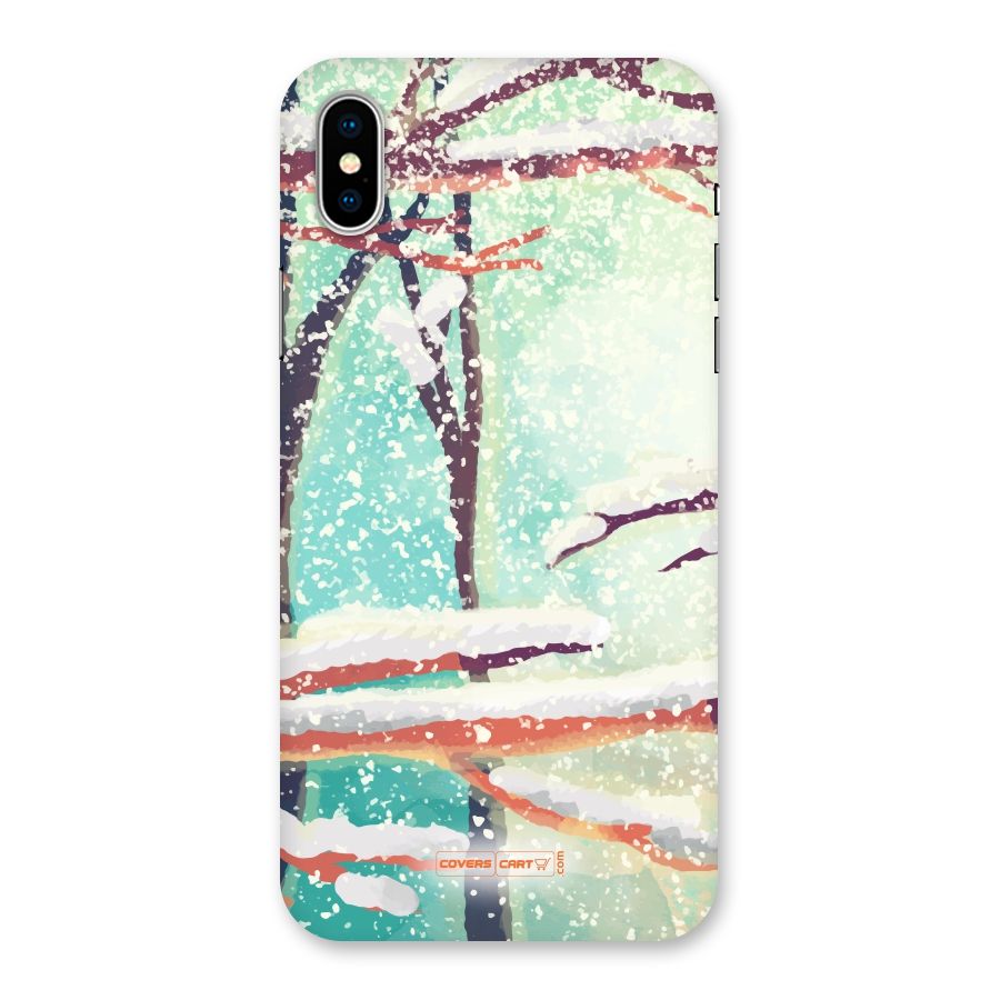 Winter Season Back Case for iPhone XS
