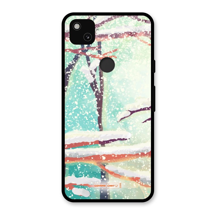 Winter Season Glass Back Case for Google Pixel 4a