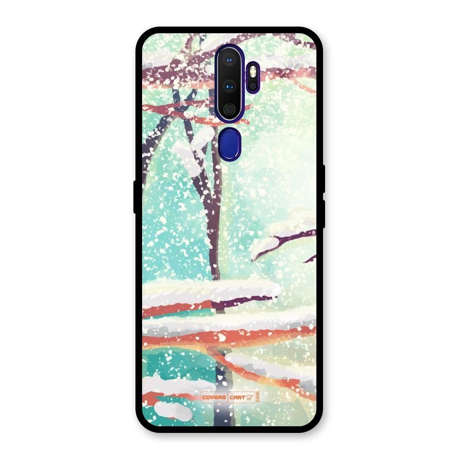 Winter Season Glass Back Case for Oppo A9 (2020)