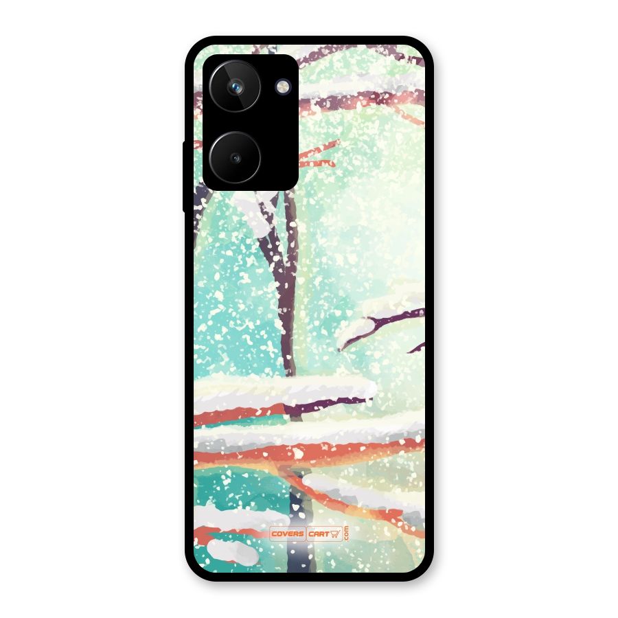 Winter Season Glass Back Case for Realme 10