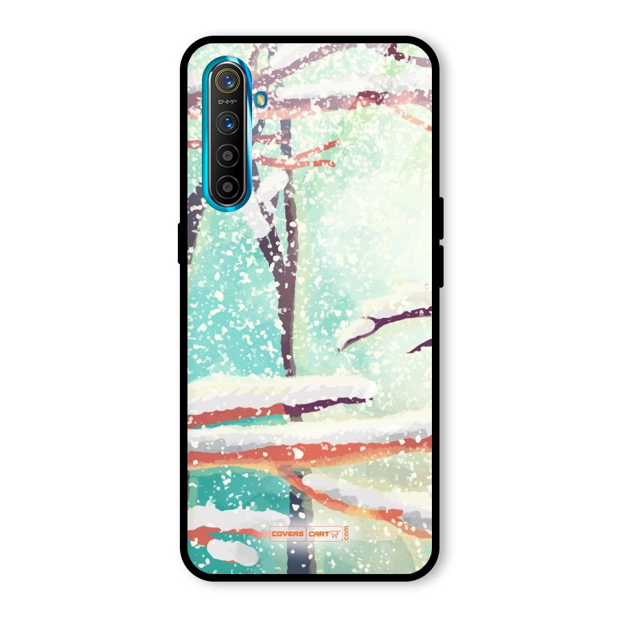 Winter Season Glass Back Case for Realme X2