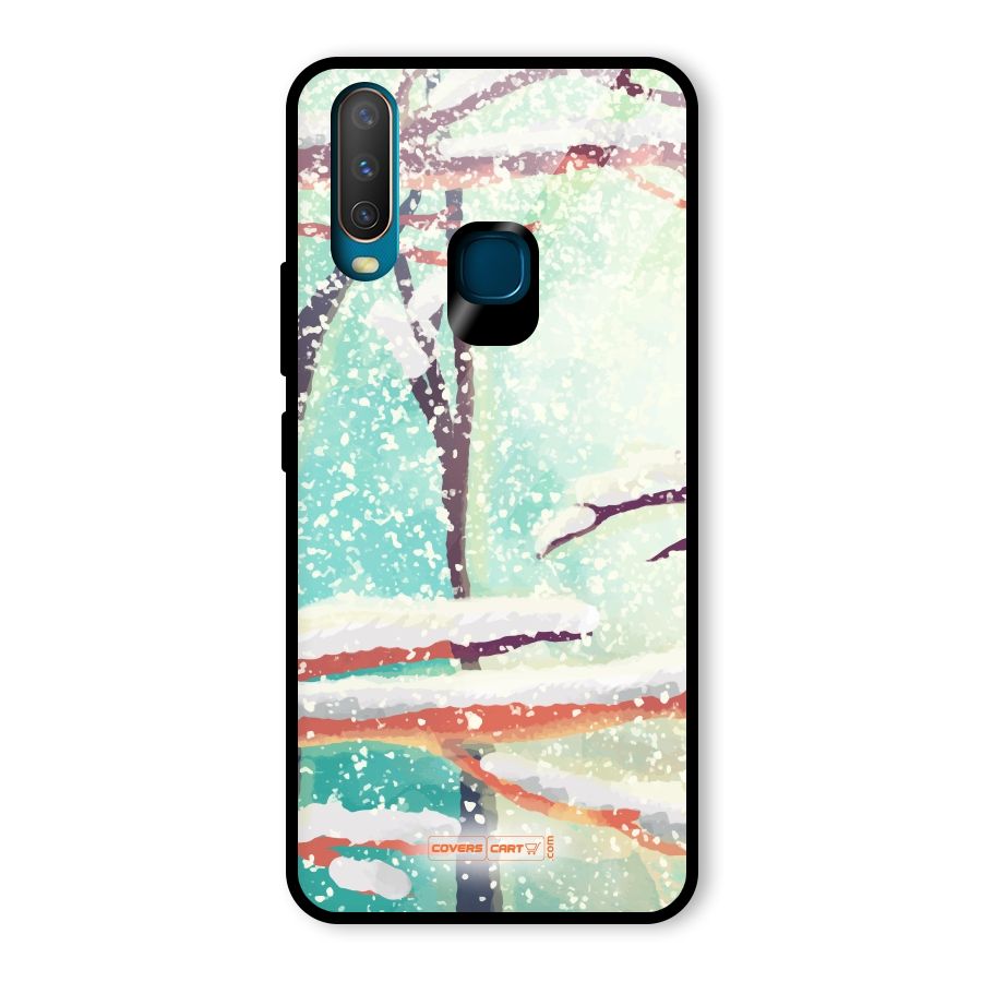 Winter Season Glass Back Case for Vivo Y17