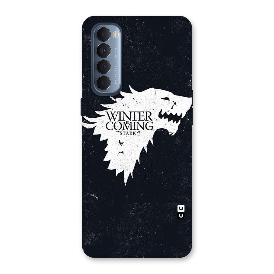 Winter is Coming Stark Back Case for Reno4 Pro