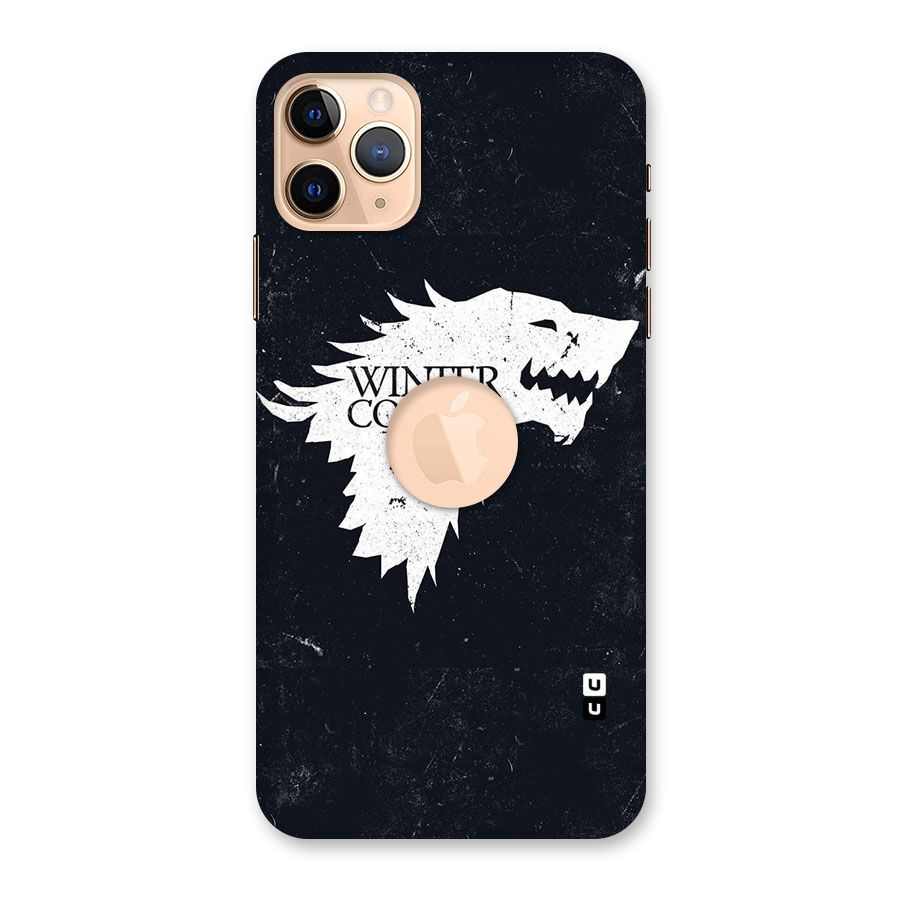 Winter is Coming Stark Back Case for iPhone 11 Pro Max Logo Cut