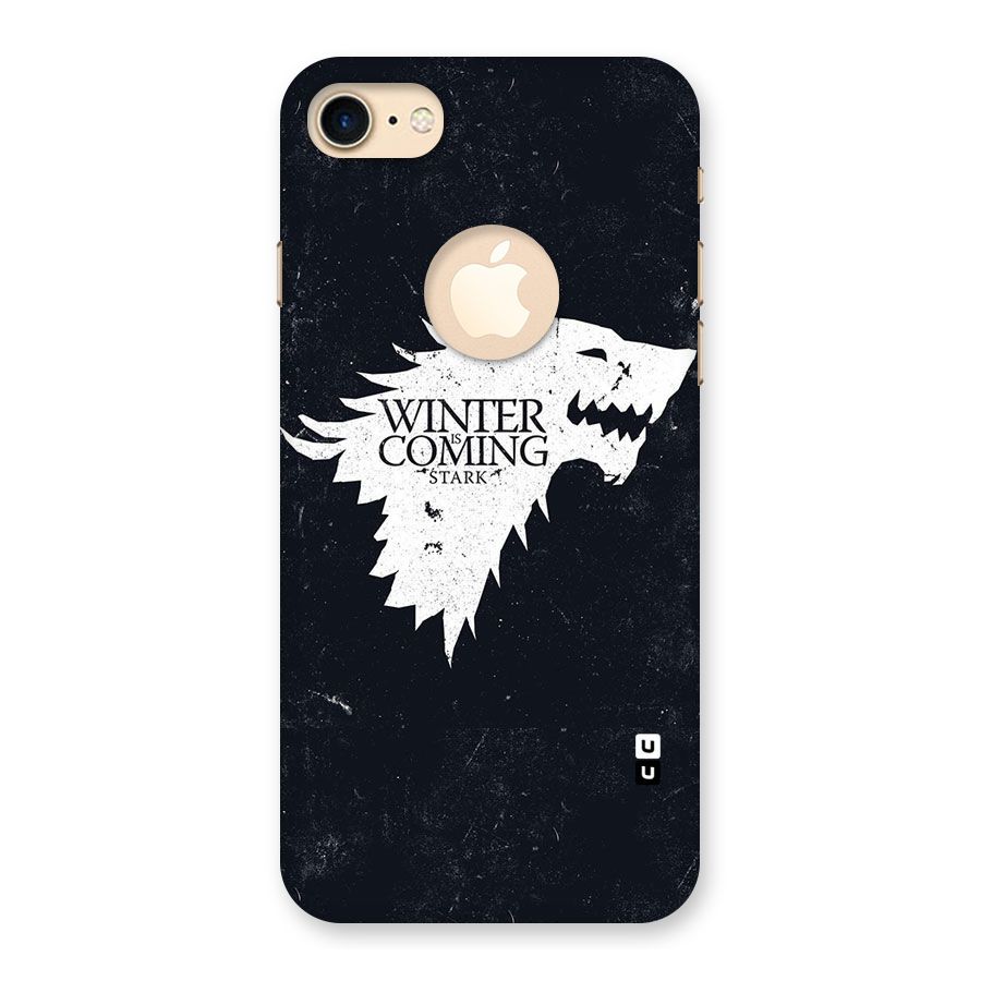 Winter is Coming Stark Back Case for iPhone 7 Logo Cut