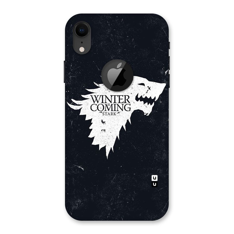 Winter is Coming Stark Back Case for iPhone XR Logo Cut