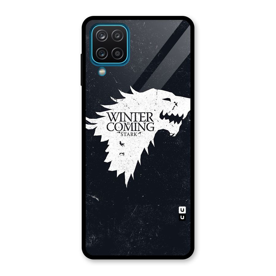 Winter is Coming Stark Glass Back Case for Galaxy A12