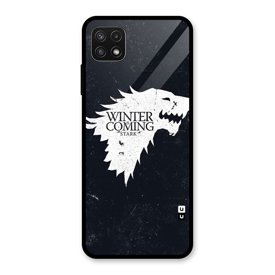 Winter is Coming Stark Glass Back Case for Galaxy A22 5G