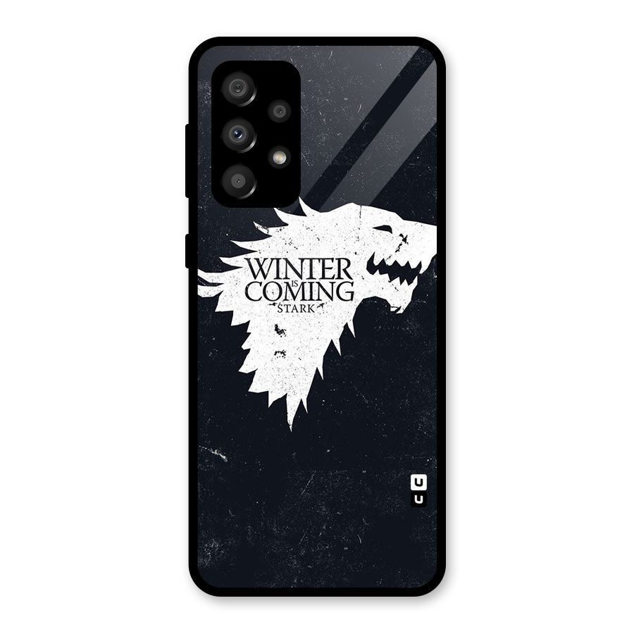 Winter is Coming Stark Glass Back Case for Galaxy A32