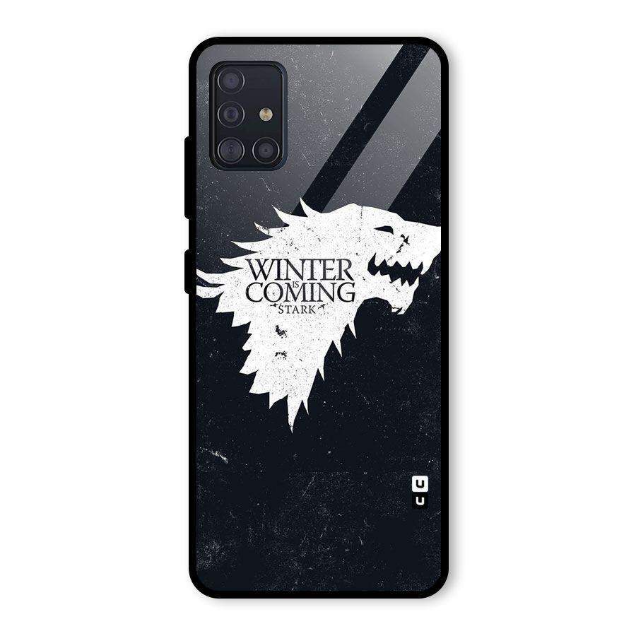 Winter is Coming Stark Glass Back Case for Galaxy A51