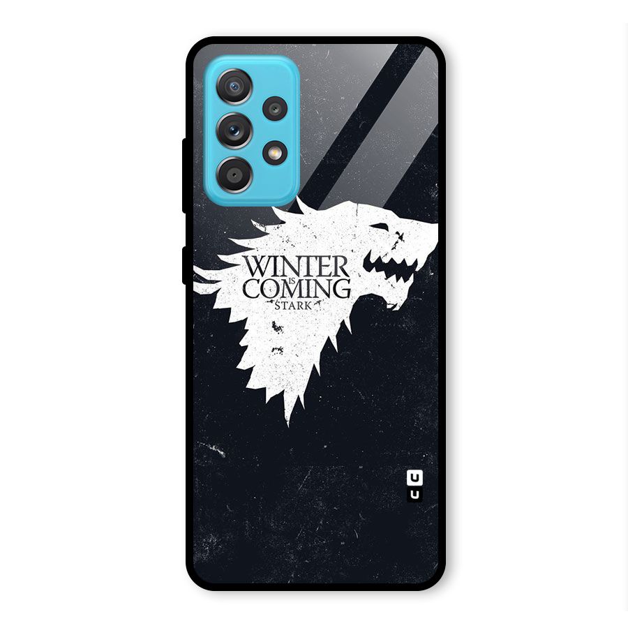 Winter is Coming Stark Glass Back Case for Galaxy A52