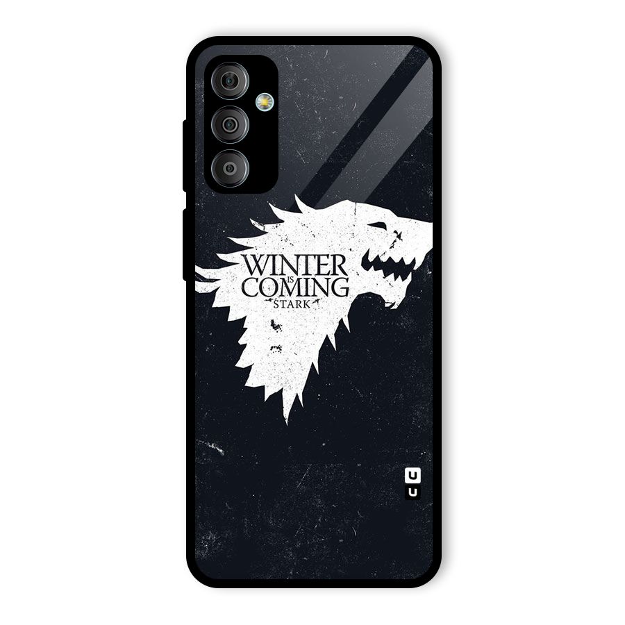 Winter is Coming Stark Glass Back Case for Galaxy F23