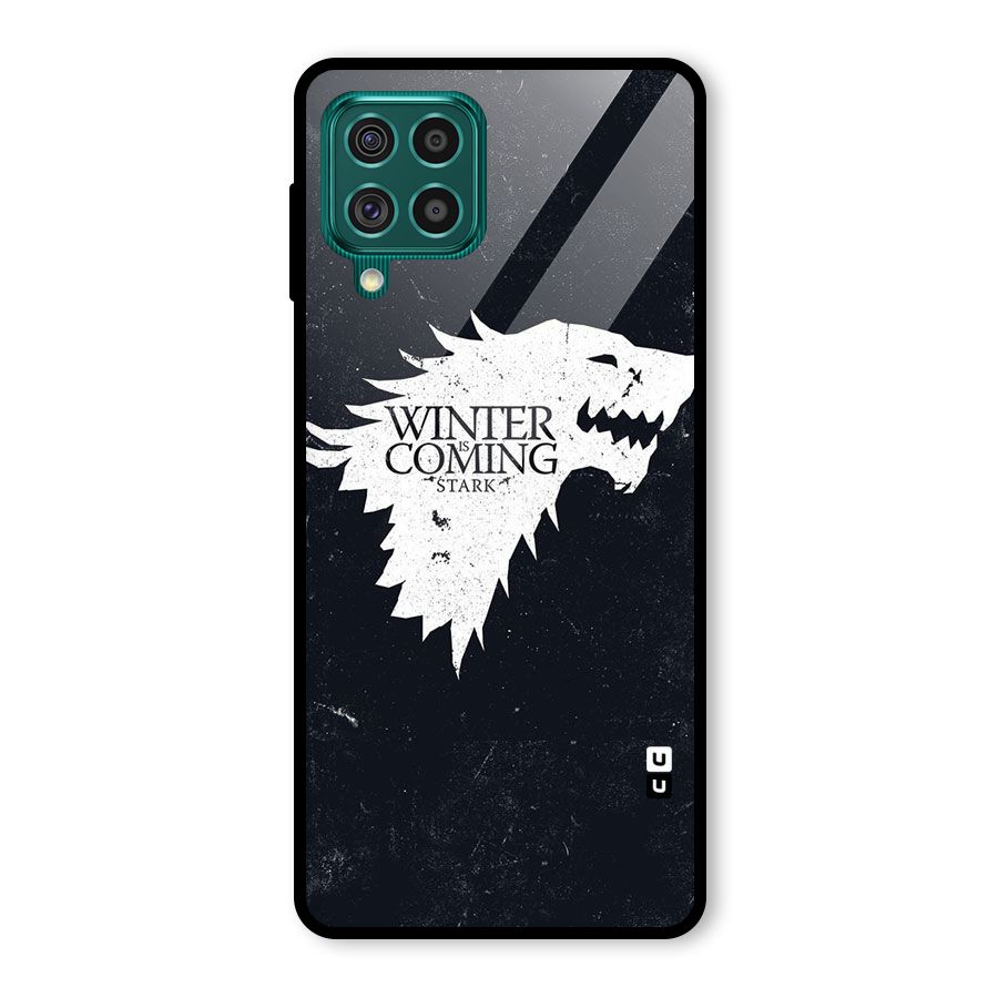 Winter is Coming Stark Glass Back Case for Galaxy F62