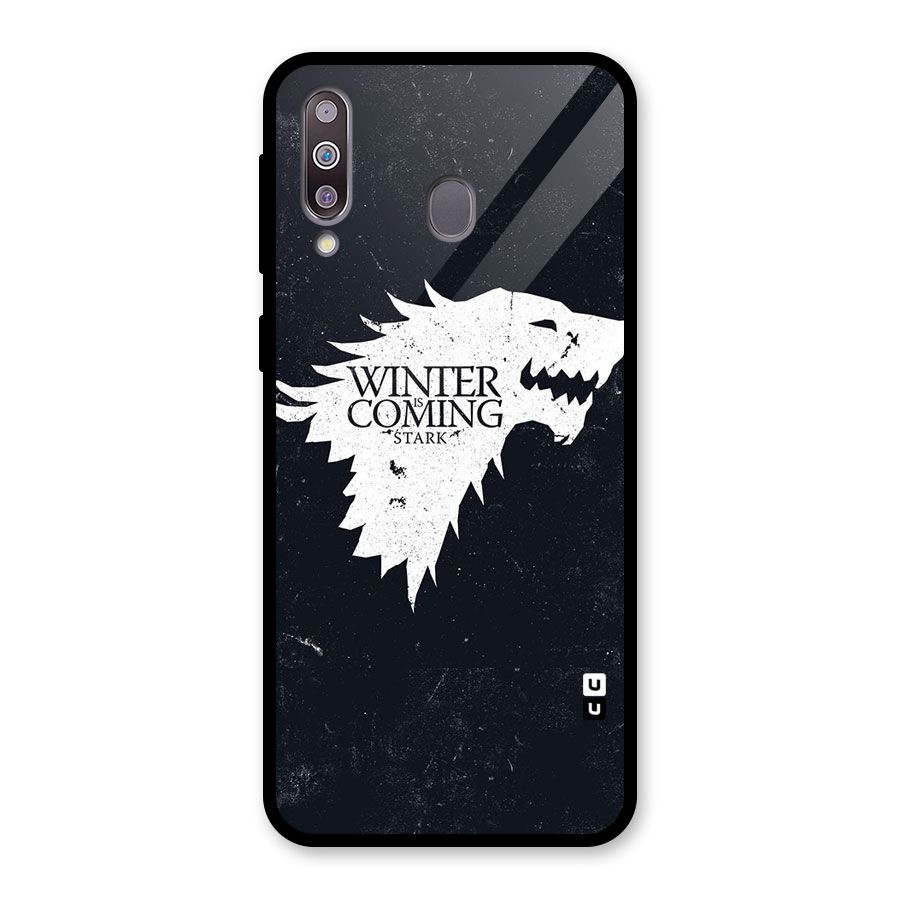 Winter is Coming Stark Glass Back Case for Galaxy M30