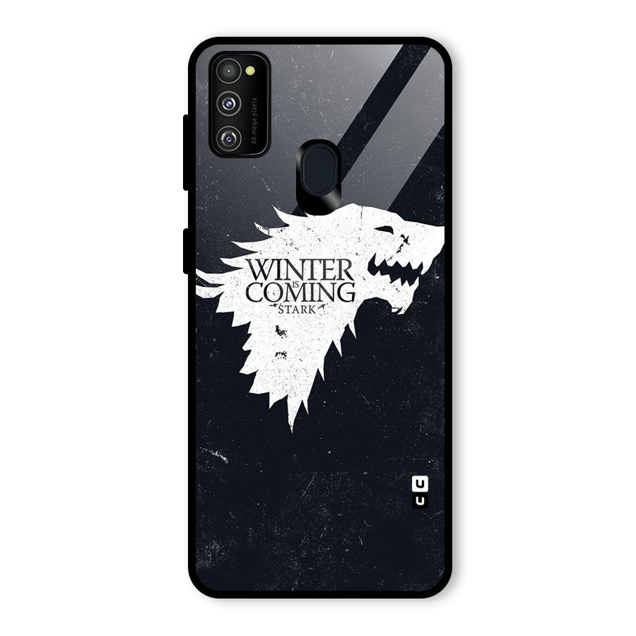 Winter is Coming Stark Glass Back Case for Galaxy M30s