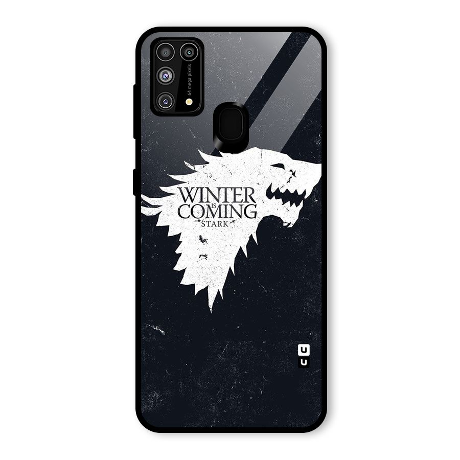 Winter is Coming Stark Glass Back Case for Galaxy M31