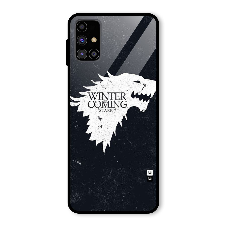 Winter is Coming Stark Glass Back Case for Galaxy M31s