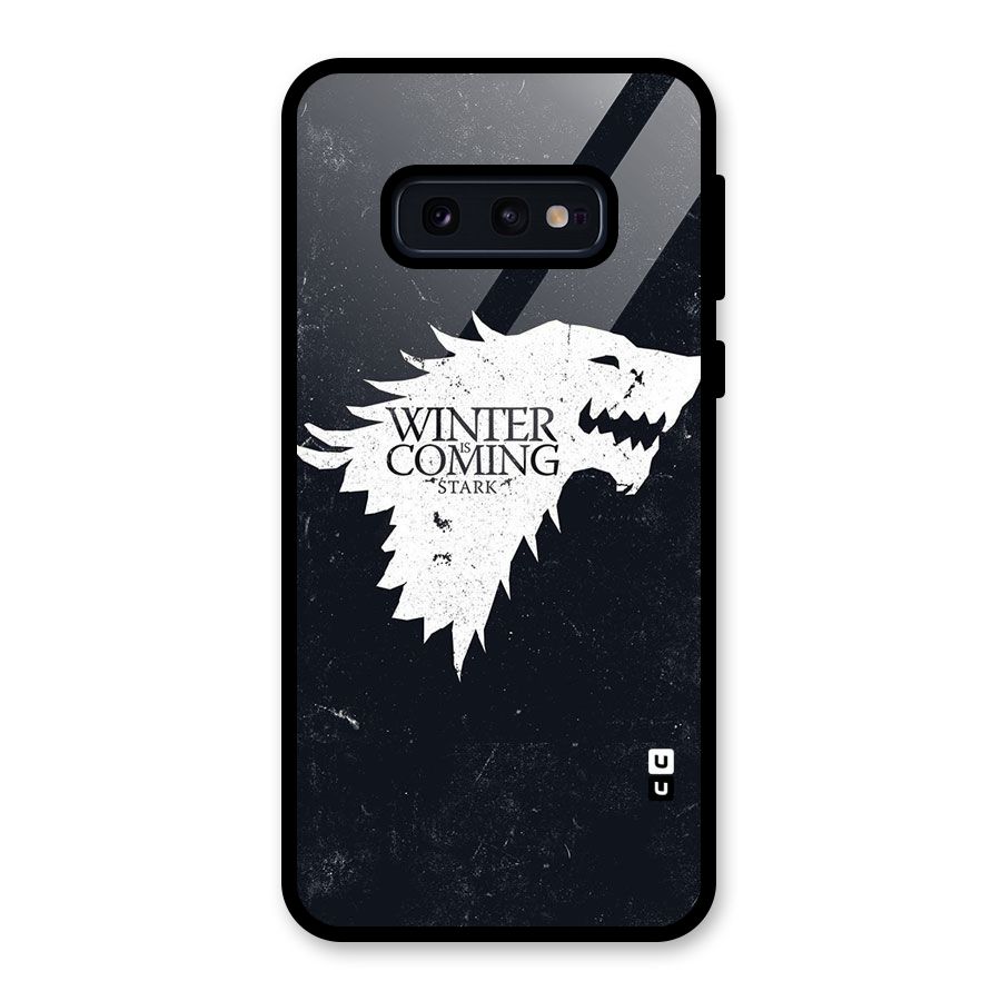 Winter is Coming Stark Glass Back Case for Galaxy S10e