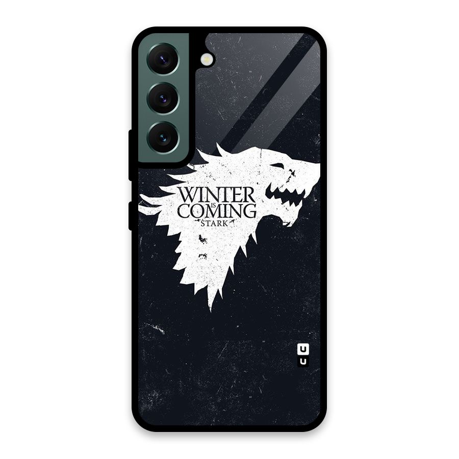 Winter is Coming Stark Glass Back Case for Galaxy S22 5G