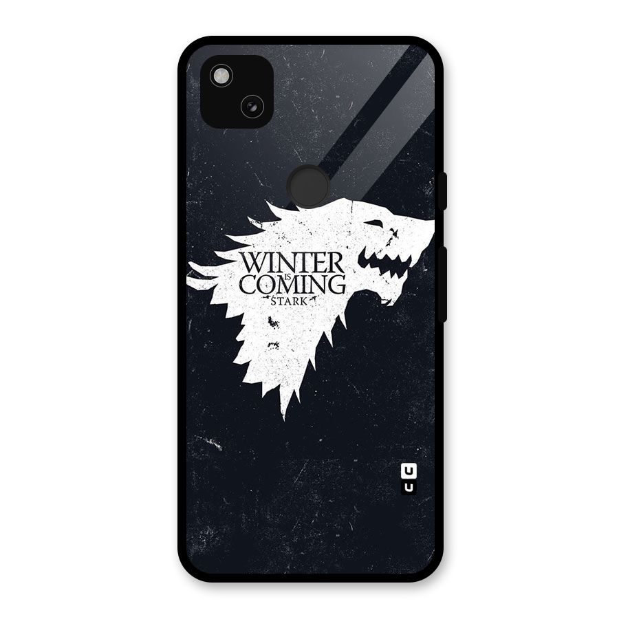 Winter is Coming Stark Glass Back Case for Google Pixel 4a