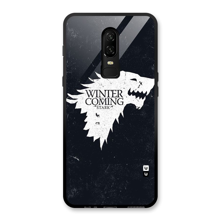 Winter is Coming Stark Glass Back Case for OnePlus 6