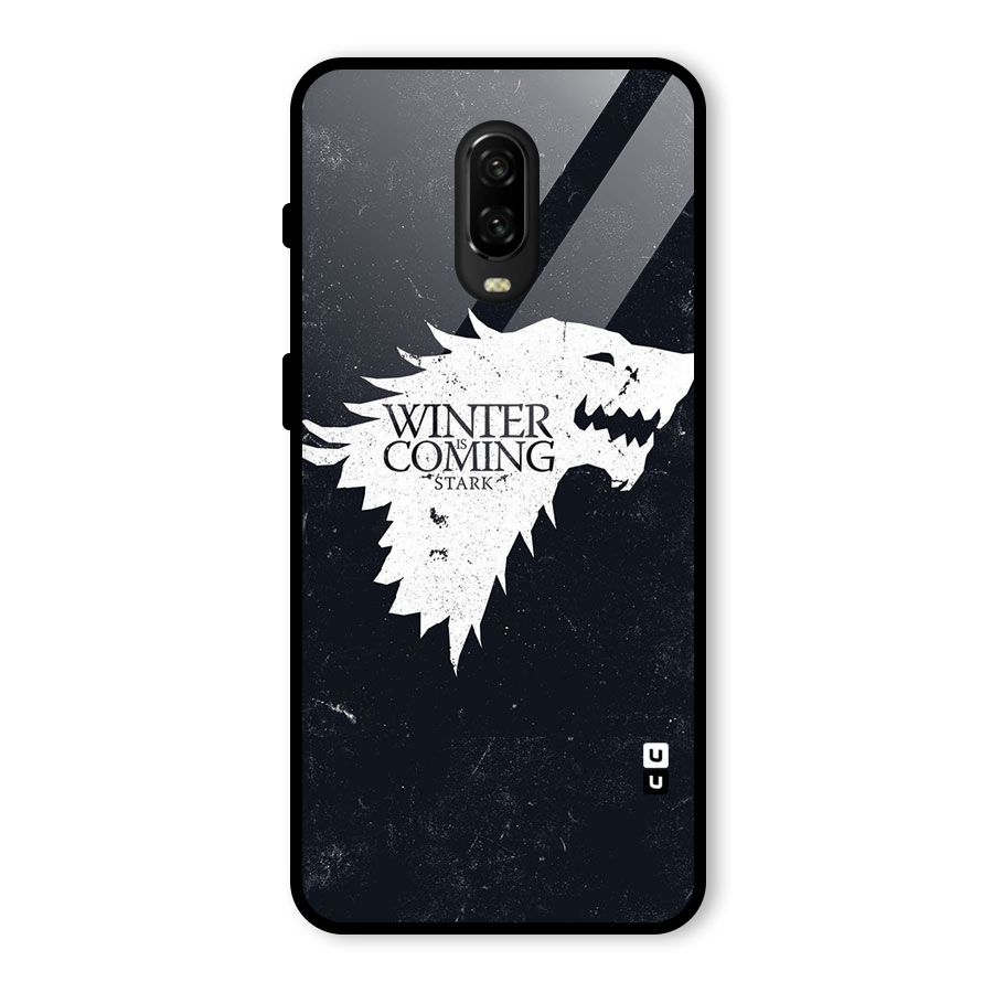 Winter is Coming Stark Glass Back Case for OnePlus 6T