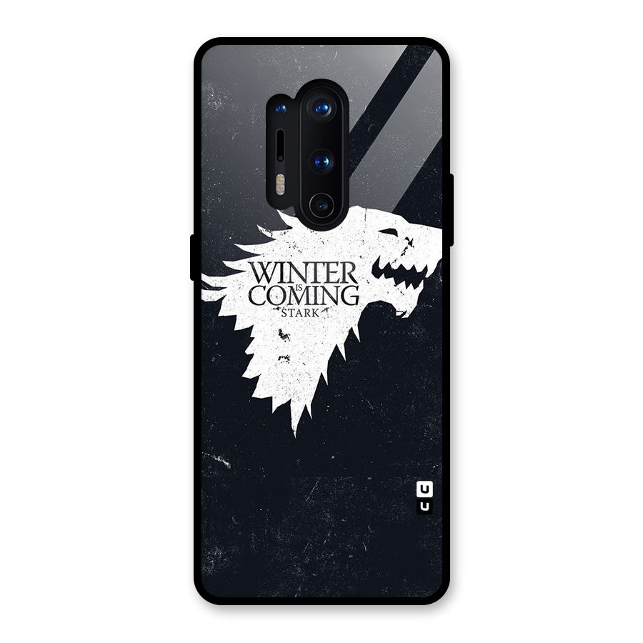 Winter is Coming Stark Glass Back Case for OnePlus 8 Pro