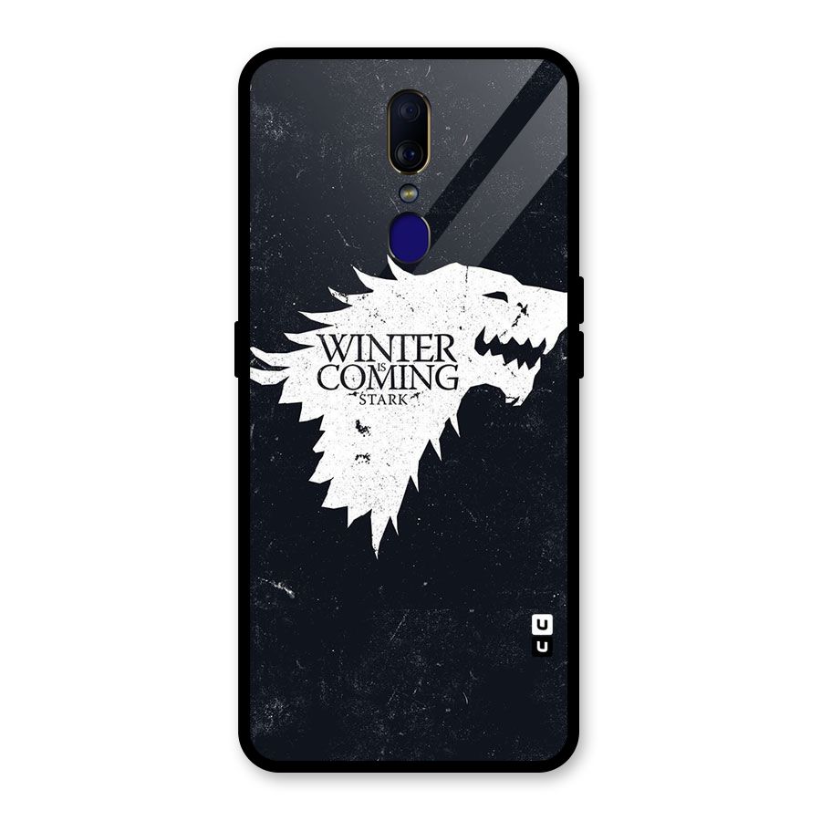 Winter is Coming Stark Glass Back Case for Oppo F11