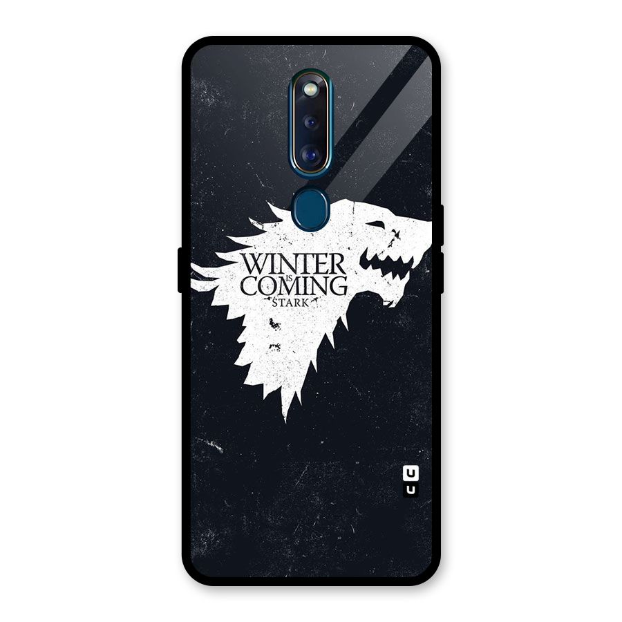 Winter is Coming Stark Glass Back Case for Oppo F11 Pro