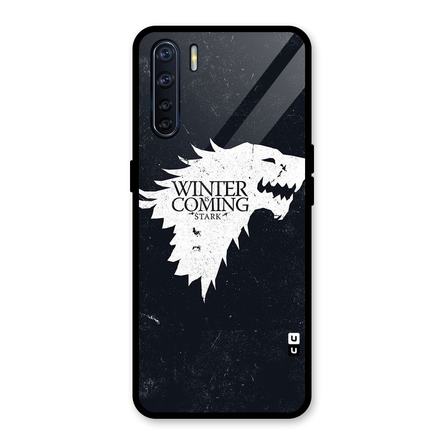 Winter is Coming Stark Glass Back Case for Oppo F15