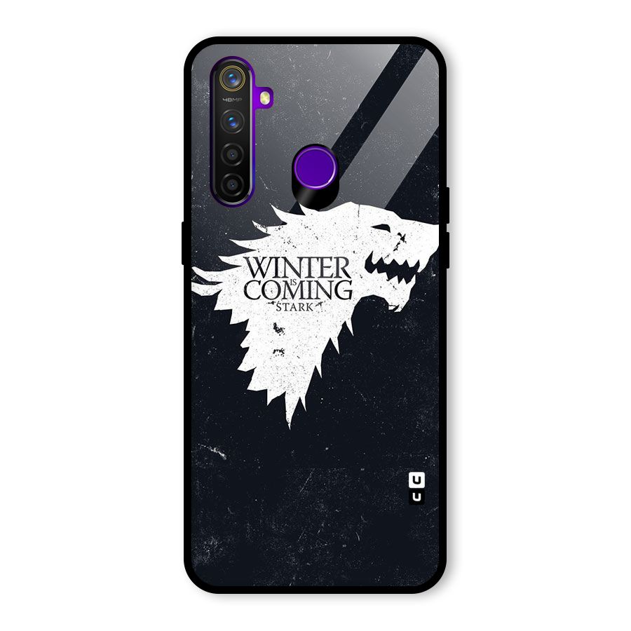 Winter is Coming Stark Glass Back Case for Realme 5 Pro