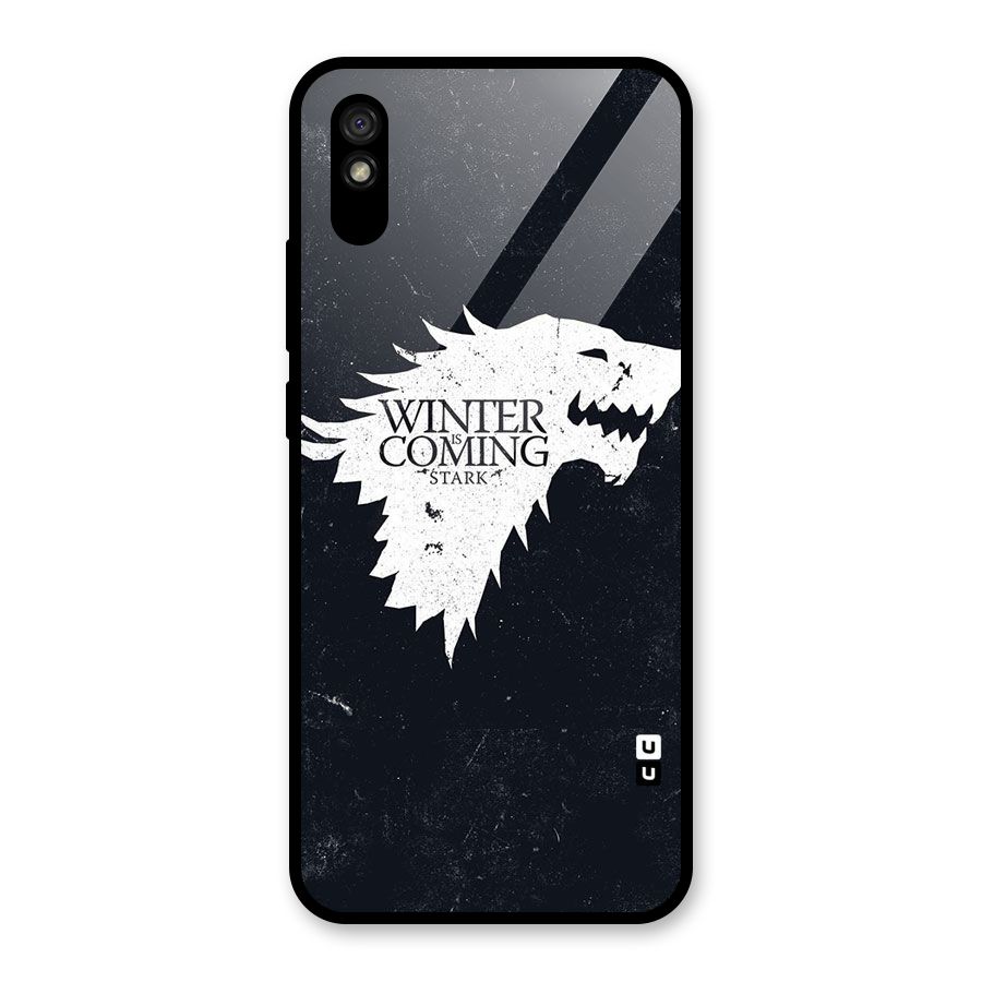 Winter is Coming Stark Glass Back Case for Redmi 9i