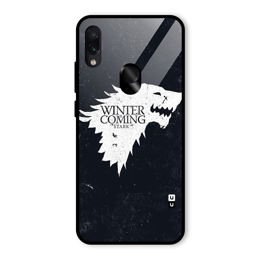 Winter is Coming Stark Glass Back Case for Redmi Note 7