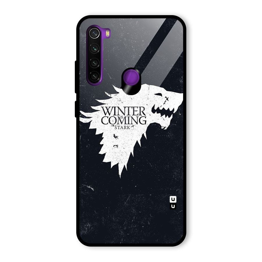Winter is Coming Stark Glass Back Case for Redmi Note 8