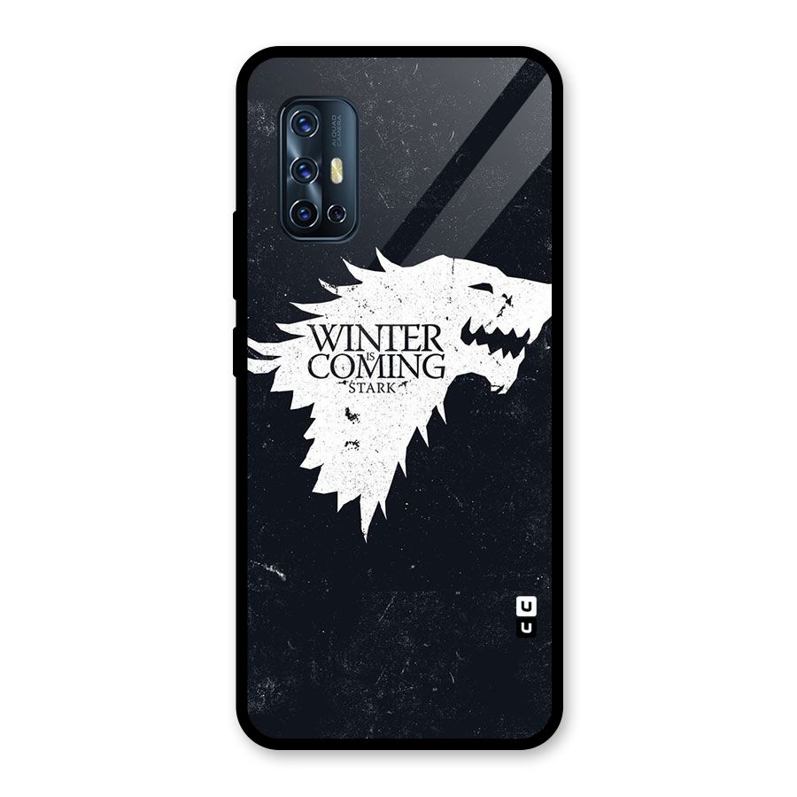 Winter is Coming Stark Glass Back Case for Vivo V17