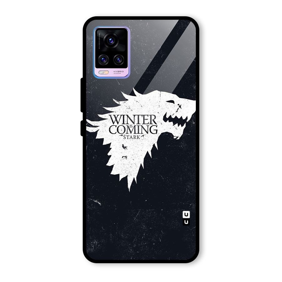 Winter is Coming Stark Glass Back Case for Vivo V20 Pro