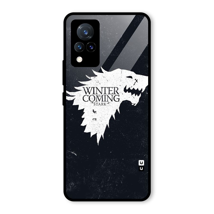 Winter is Coming Stark Glass Back Case for Vivo V21 5G