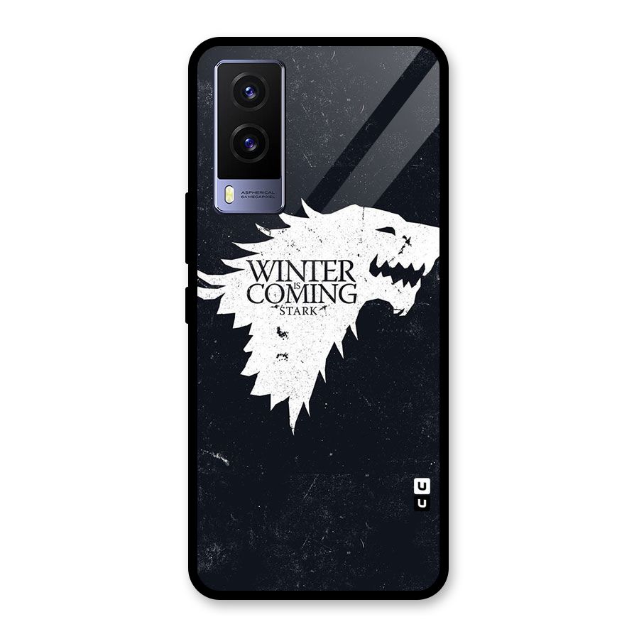 Winter is Coming Stark Glass Back Case for Vivo V21e 5G