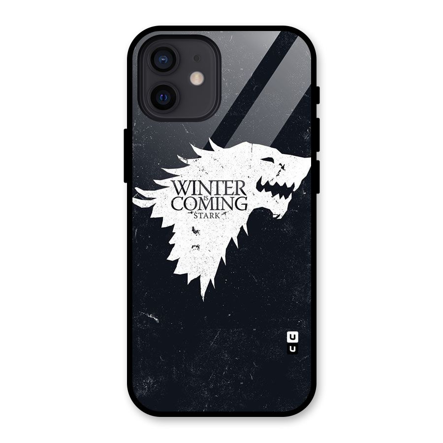 Winter is Coming Stark Glass Back Case for iPhone 12
