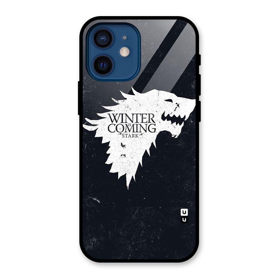 Winter is Coming Stark Glass Back Case for iPhone 12 Mini