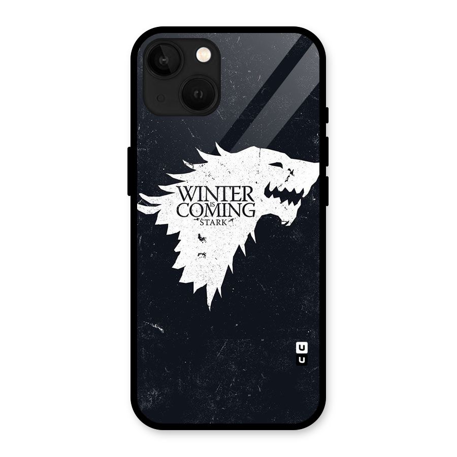 Winter is Coming Stark Glass Back Case for iPhone 13