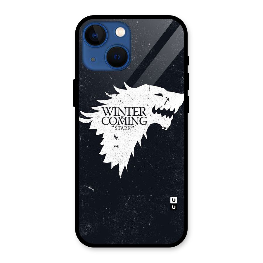 Winter is Coming Stark Glass Back Case for iPhone 13 Mini