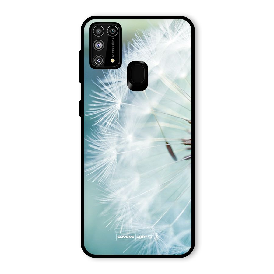 Wish Floral Glass Back Case for Galaxy F41