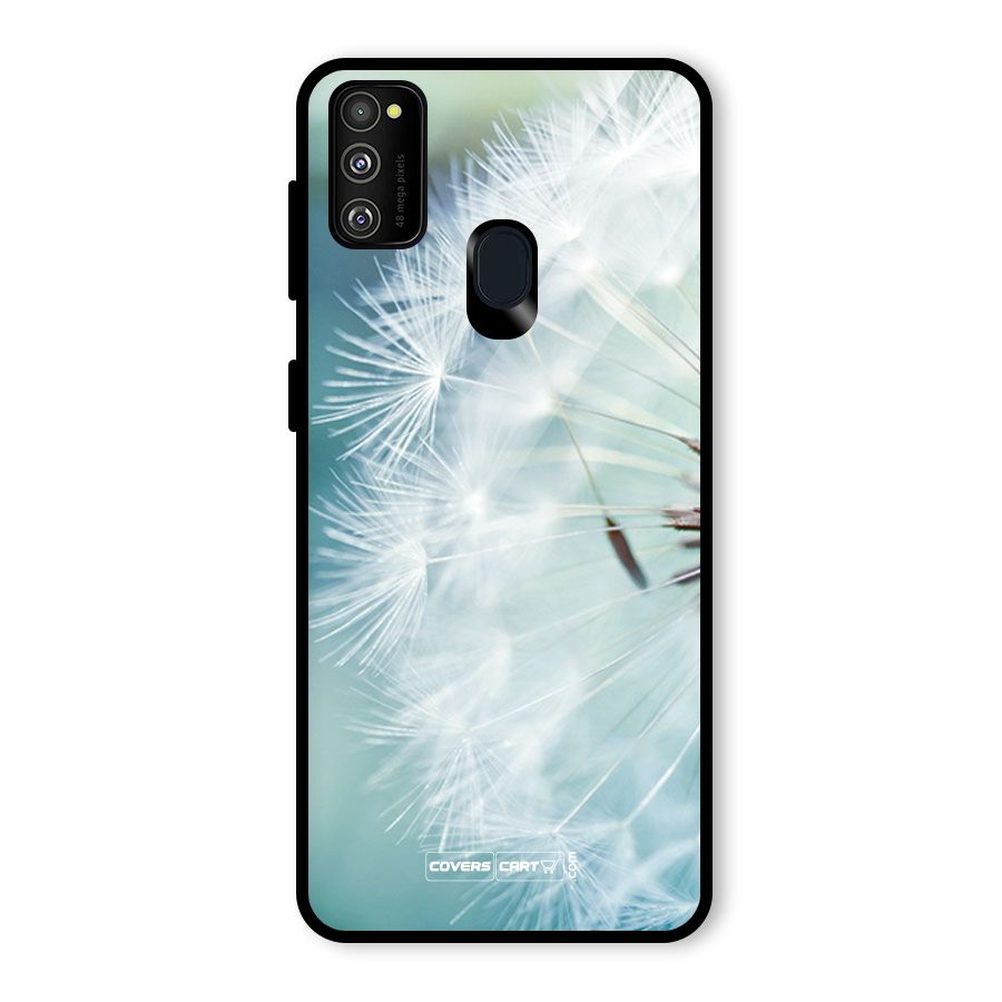 Wish Floral Glass Back Case for Galaxy M30s