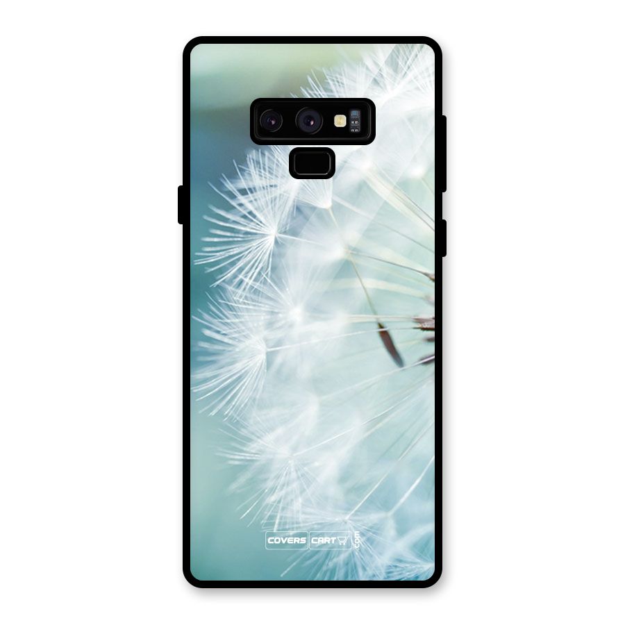 Wish Floral Glass Back Case for Galaxy Note 9