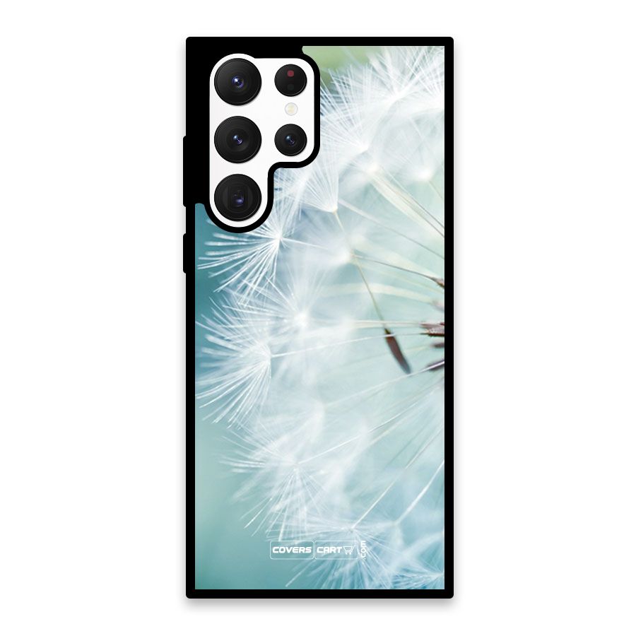 Wish Floral Glass Back Case for Galaxy S22 Ultra 5G